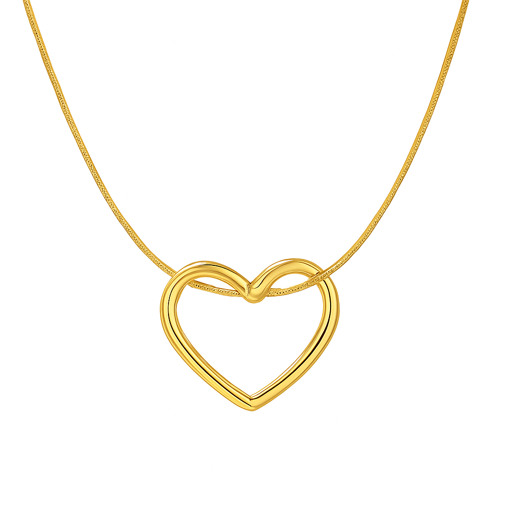 Heart Pendant Necklace - Elegant Love Gift Jewelry